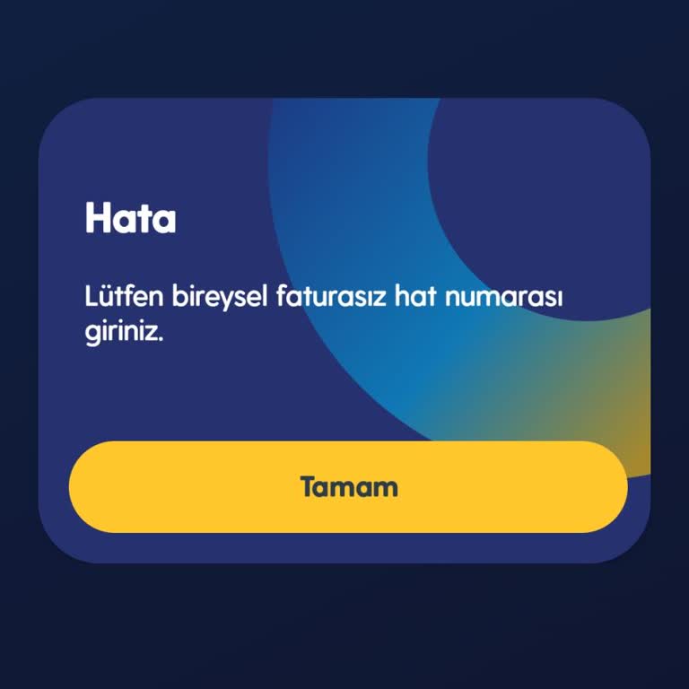 Turkcell Faturasız Data Hattı TL Yükleme Sorunu