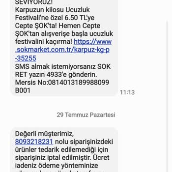 Şok Marketler Şok Marketten Sipariş Verirken Bir Daha Düşün