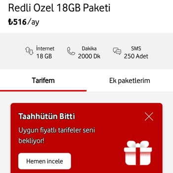 Vodafone, Aynı Tarifeye Yüksek Fiyat Artışı