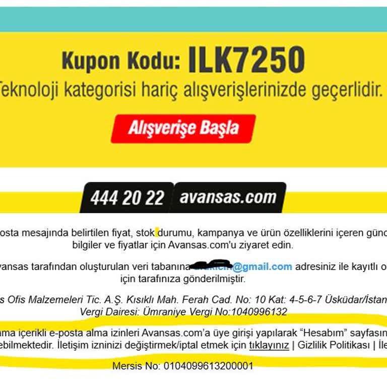 ! Avansas Maillerinden Kurtulamamak!