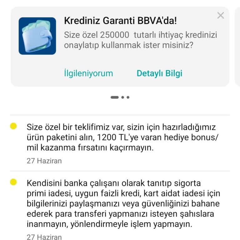 Garanti Bankası Yanıltıcı Teklif