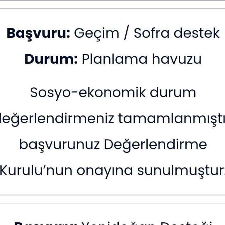 İBB - İstanbul Büyükşehir Belediyesi Sofra Destek Başvuru