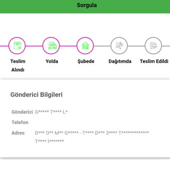 Welokal Şirketi Ve Dağıtımda Olmasına Rağmen Gelmeyen Kargom