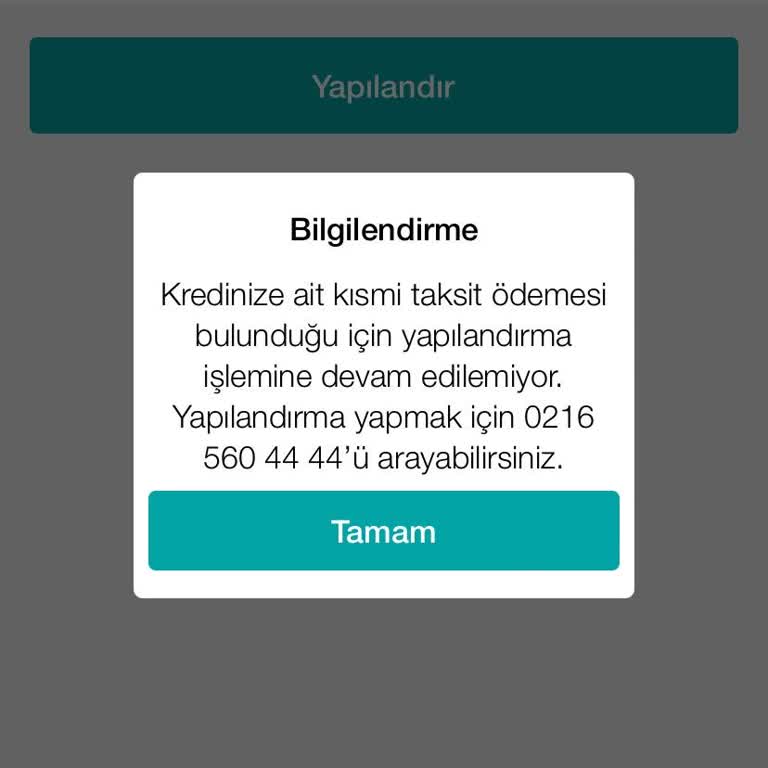 Garanti BBVA'dan Yapılandırma Talebime Olumsuz Yanıt
