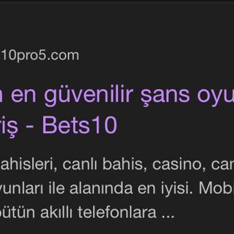 Bets10 Sahte Bahis Sitesi