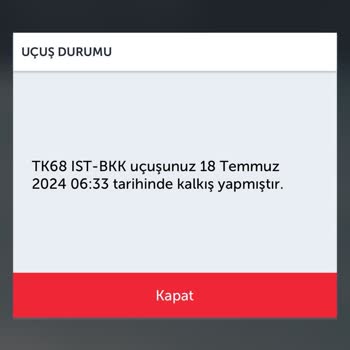 Ülkemin Gurur Kaynağı THY'ye Yakışmadı