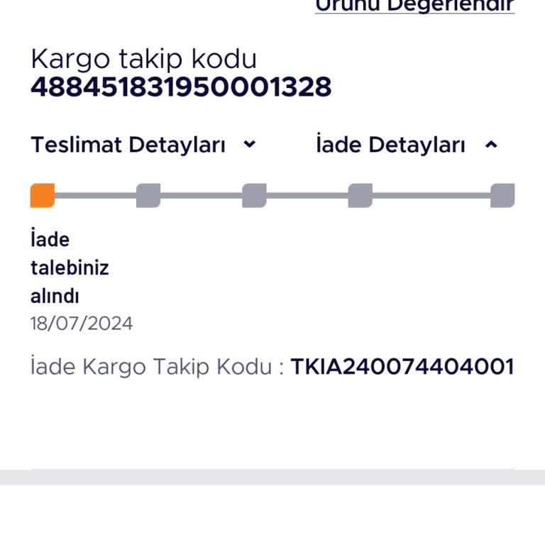 Teknosa İade Edilen Ürün Hala Alınmadı