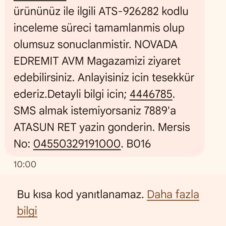 Atasun Optik'ten Aldığım Gözlük Hasarlı Çıktı