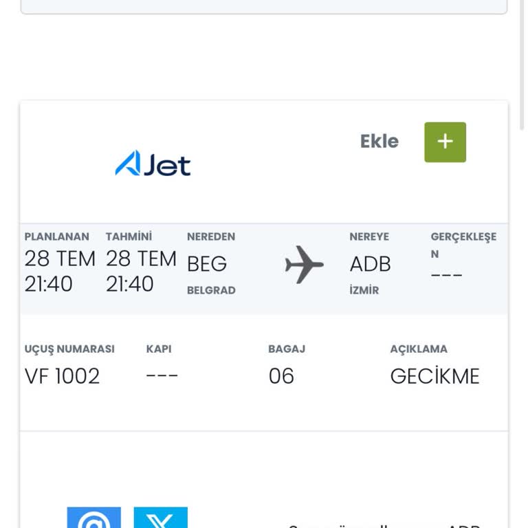 Ajet (Anadolu Jet) Belgrad-İzmir Uçuşunda Yaşanan Mağduriyetler Ve Bilgi Eksikliği!