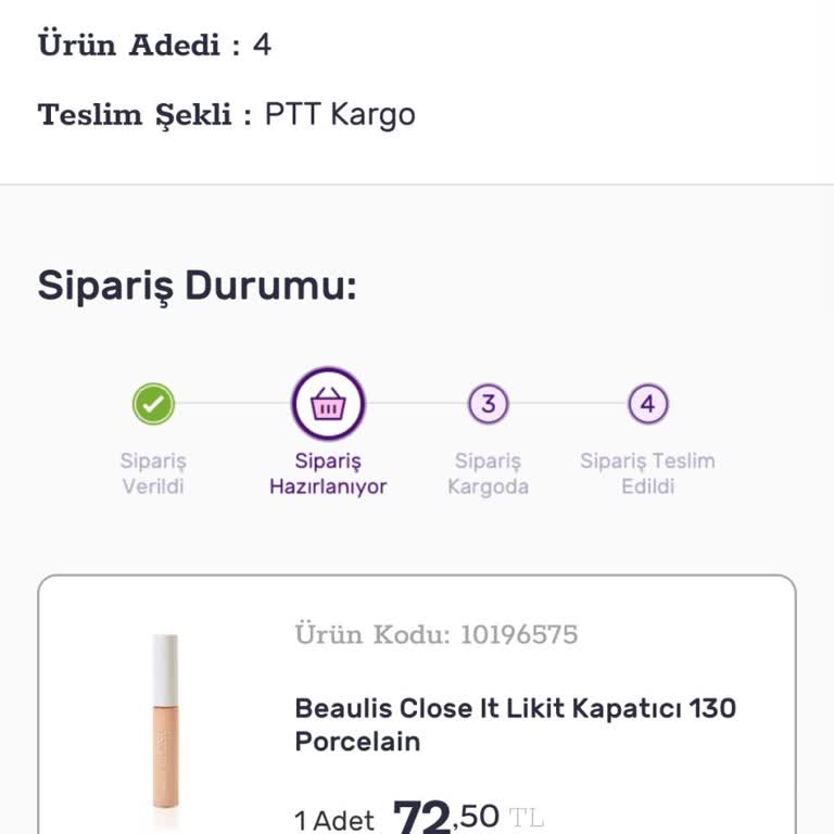 Gratis Hala Sipariş Hazırlanıyor...