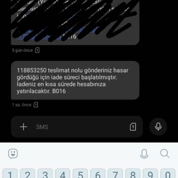 Dolap Eksik İade