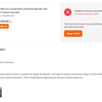 Hepsiburada Kalitesi Maalesef Eskisi Gibi Değil