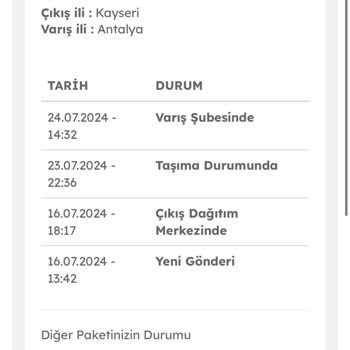 Evdemo Lojistik Kargomu Günlerdir Getirmedi