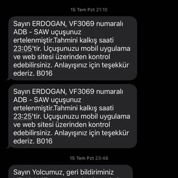 Ajet Operasyonu Ve Müşteri Hizmetleri Kalitesizliği