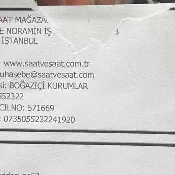 Saat & Saat İade İletişim Sorunu