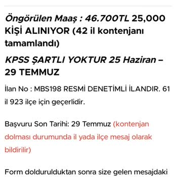 Teşvik Programı Kariyeradam KPSS 'siz Memur Alımı Asılsızdır