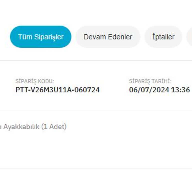 PttAVM Siparişimin Kargoya Verilmemesi