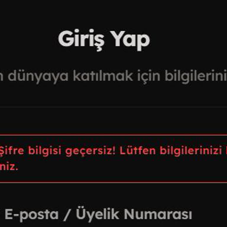 Digiturk Tod Üye Olma Sistem Hatası