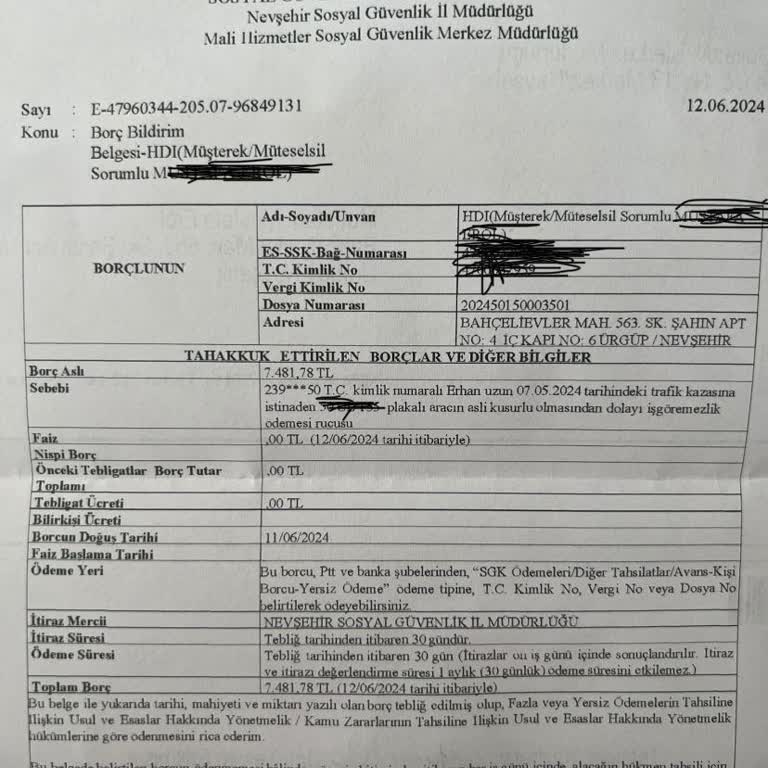 Hdi Sigorta İs Görememezlik Rapor Parasını Ödemiyor SGK Benden İstiyor