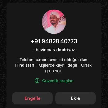 WhatsApp Kişisel Bilgilerimin İzinsiz Kullanımı Hakkında Şikayet
