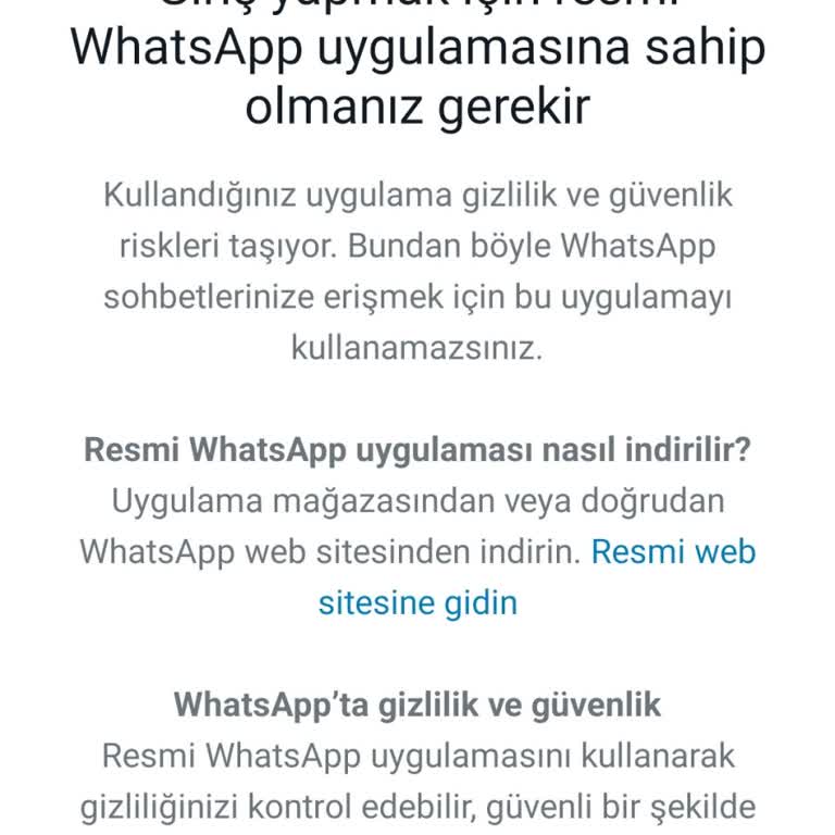 WhatsApp Engel Sorunu