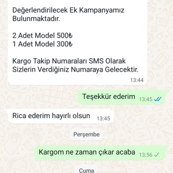 Setrms Ürün Teslimat Veya Para İade