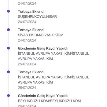 PTT Kargo'yla Yapılan Gönderim Kayıp Şikayetçiyim