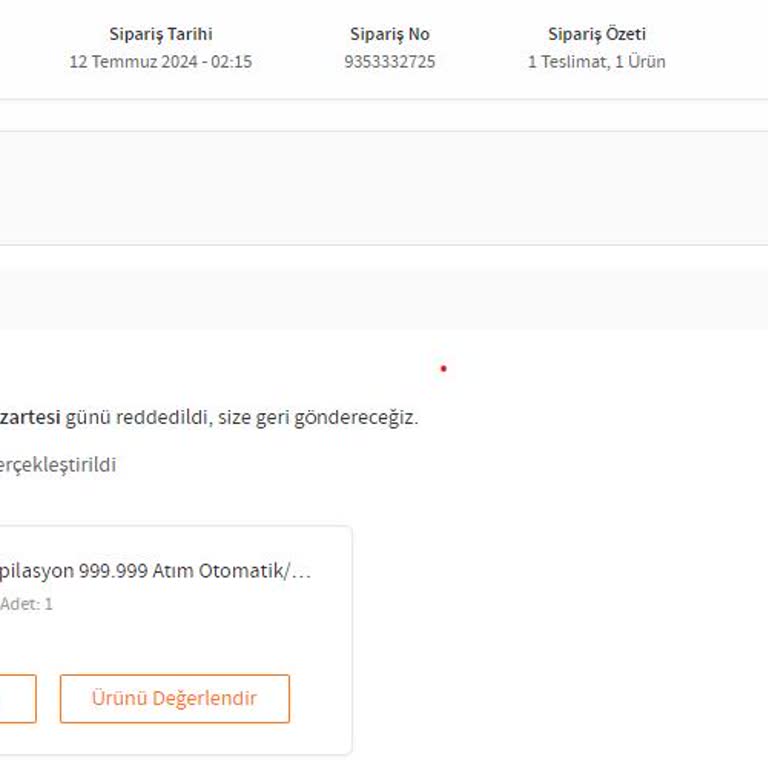 Trendyol Arızalı Ürünleri Satma Politikası.!