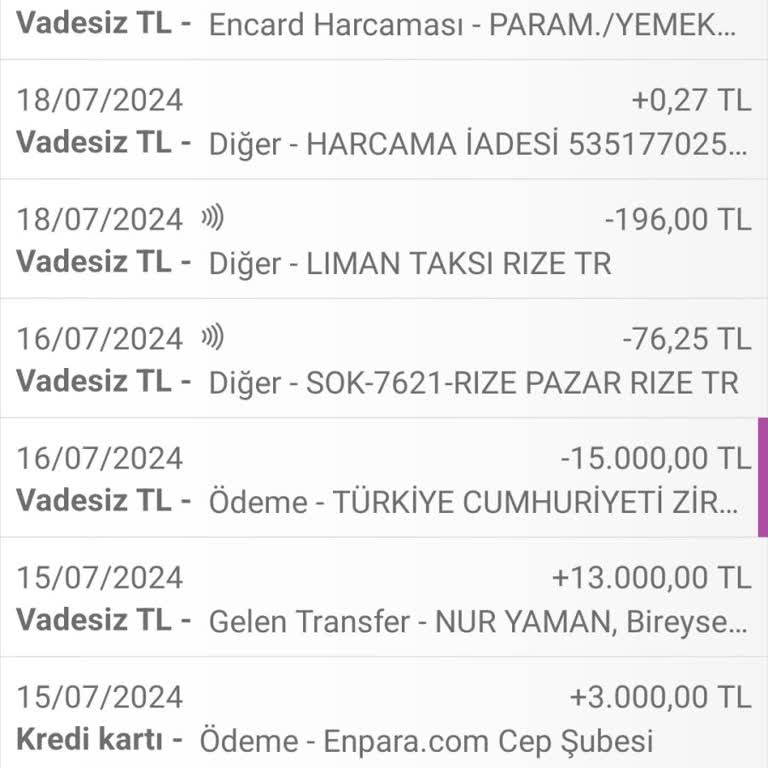 Ziraat Bankası Hesabımdan Çekilen 15 Bin Lira Para