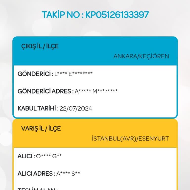 PTT Kargoyu Teslim Etmiyor