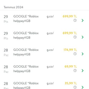 ROBLOX Yanlışlıkla Çekilen Ücretler Hakkında Şikayet