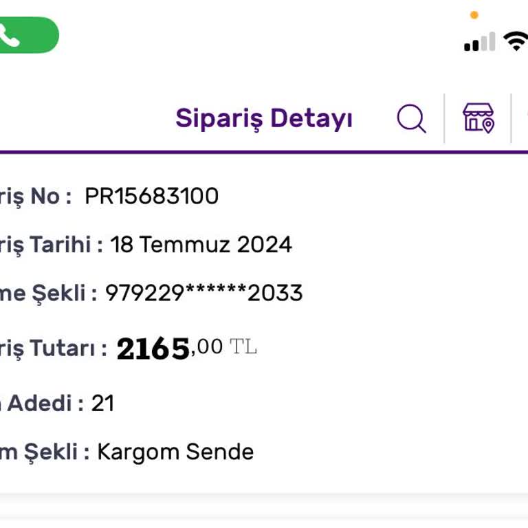 Gratis Siparişim Teslim Edilmiyor