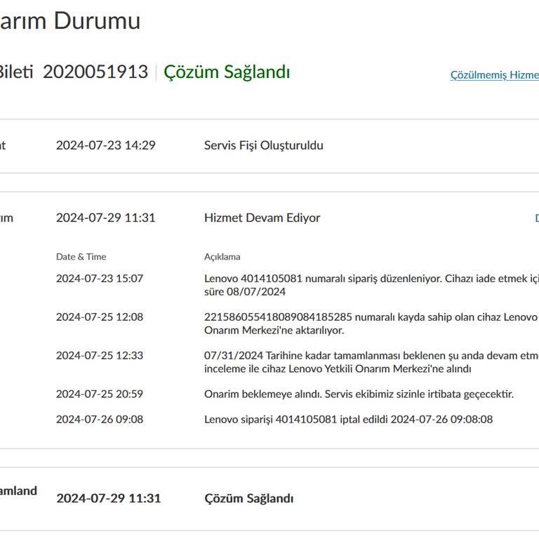 Lenovo Bilgisayar Lenovo Ve BDH Çıkmazı!