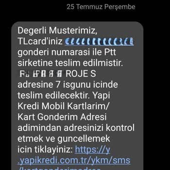 Yapı Kredi Bankası Müşterisi Olmadığım Halde Kart Gönderiyor!