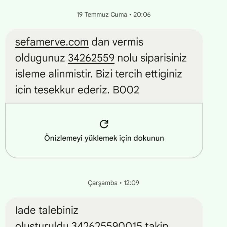 Sefamerve İade İşlemi Ve Ücreti