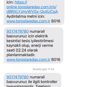 Toroslar Elektrik Dağıtım Elektrik Kesintileri Her Gün