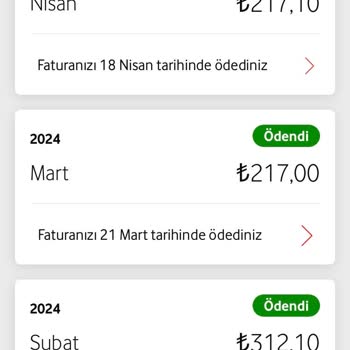 Vodafone İade Ve Düzeltme Bedeli