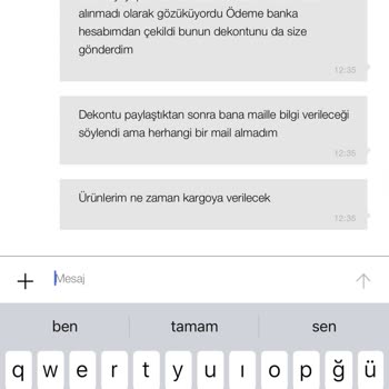 Zara Ödeme Alındı Siparişim Teslim Edilmiyor