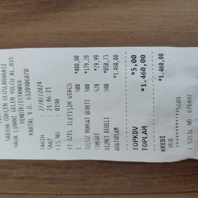 Havaalanı Turkcell Bayisinin Hizmet Bedeli Alması Hakkında