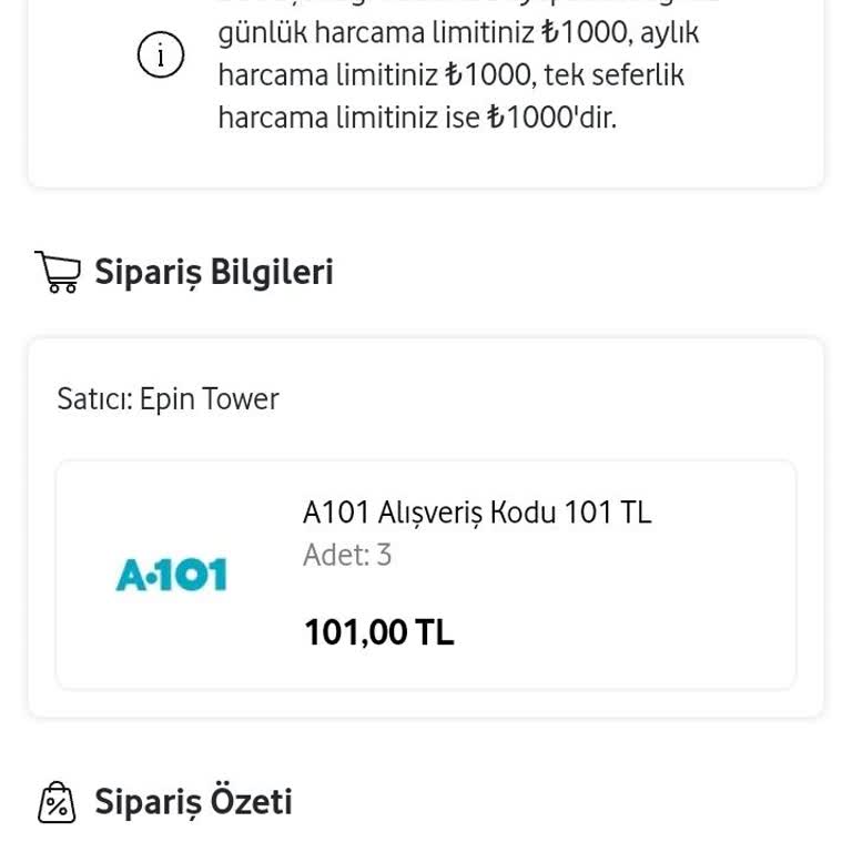 Vodafone Her Şey Yanımda Vodafone Yanımda Uygulamasında Mobil Ödeme Sorunu