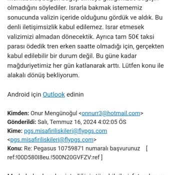 Pegasus İstanbul Saraybosna Seferinde Bavulum Kayboldu