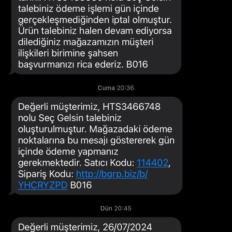 Boyner Mağazacılık Ürün Teslimatı Sorunu