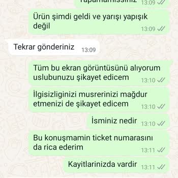 Koray Spor Ayıplı Ürüne Hiçbir Destek Sağlamıyor