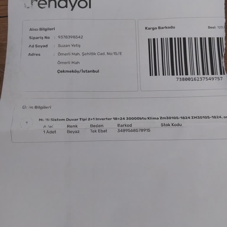 Arçelik Klima Teknik Servisinin Sorumsuzluğu