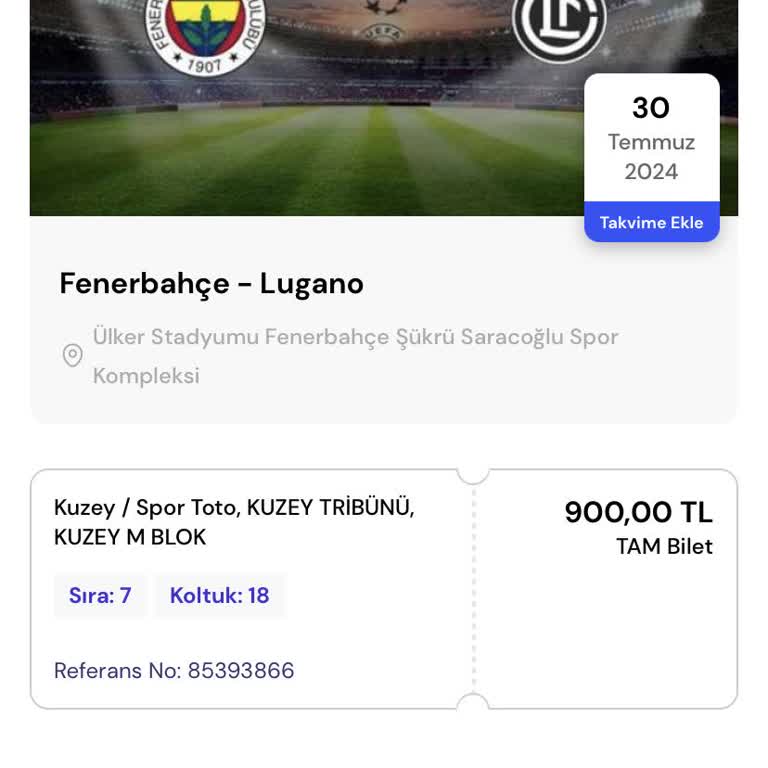 Banabilet.com İkinci Bilet Gözükmüyor