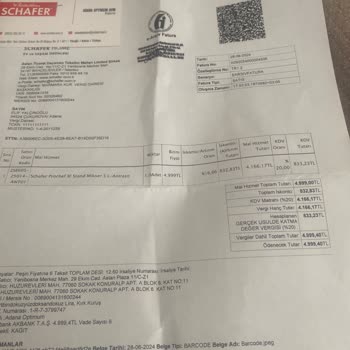 Schafer Teslimat Gecikmesi Ve Mağduriyet