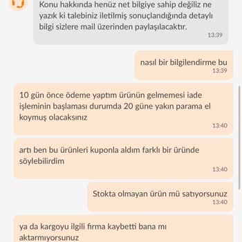 Trendyol Kargomu Kaybetti İademi Yatırmadı
