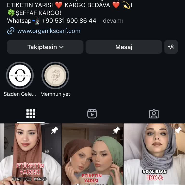 Organic Scarfs Yanlış Renk Ve İlgisiz Müşteri Hizmetleri