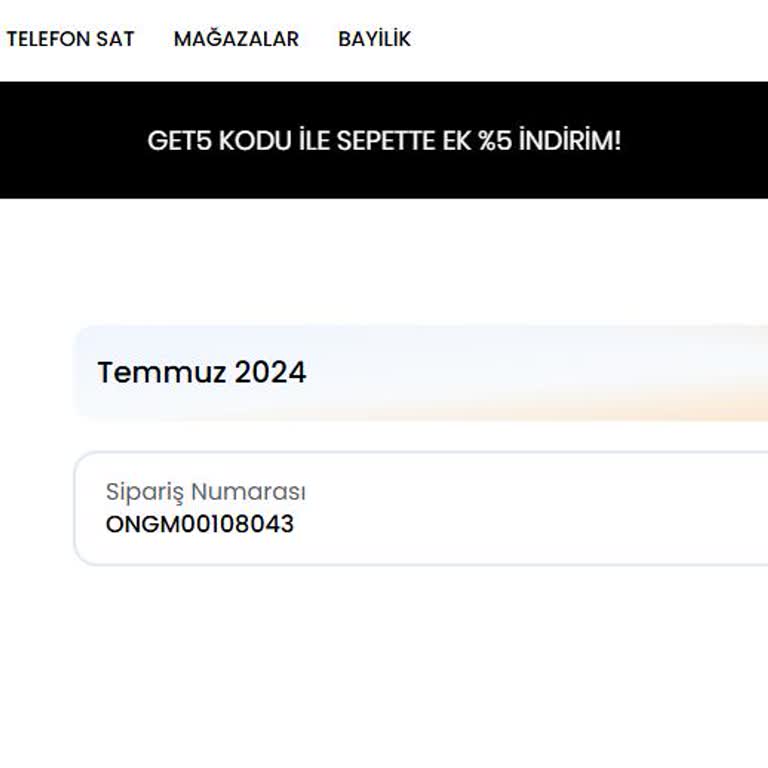 Getmobil Satın Alınan Cihazın Kargoya Verilmemesi