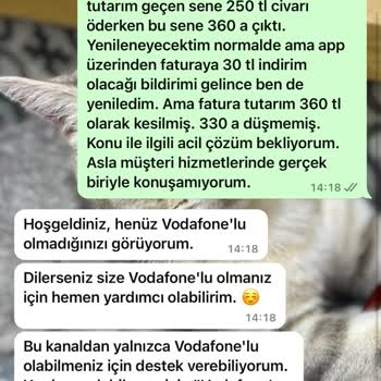Vodafone Müşteri Hizmetleri İletişim Sorunu